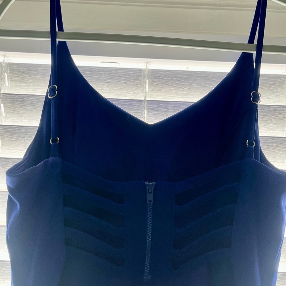 Morgan & Co. Elegant Blue Evening Gown Size 9 - Picture 6 of 11